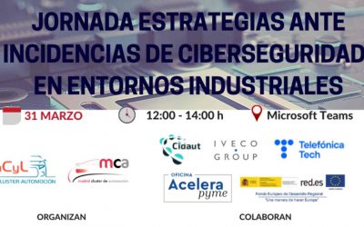Jornadas MCA’22 en colaboración con FaCyL:  Estrategias ante Incidencias de Ciberseguridad en Entornos Industriales